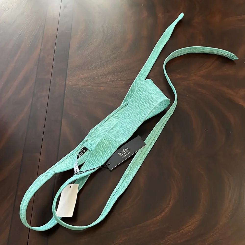 ADA COLLECTION WRAP BELT--AQUA PYTHON - Picture 8 of 11